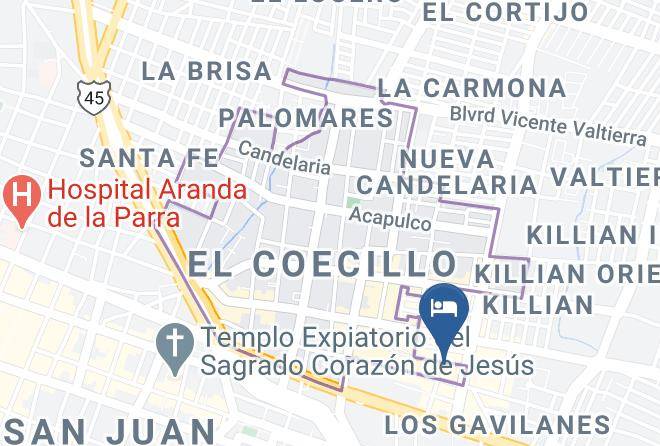 Leon - Hotel Roma Leon Maps