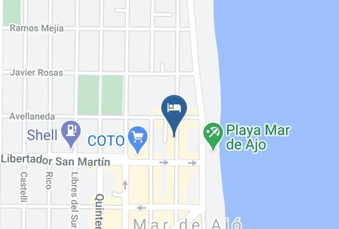 Mar Del Tuyu - Hotel Roma Maps