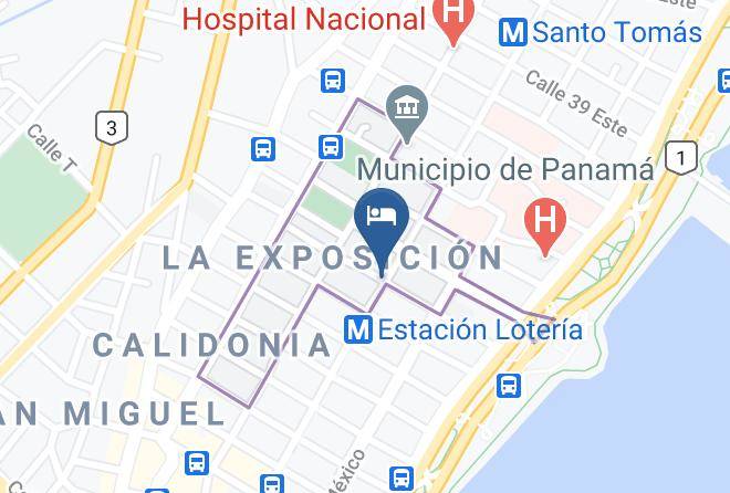Calidonia - Hotel Roma Plaza Panama Maps