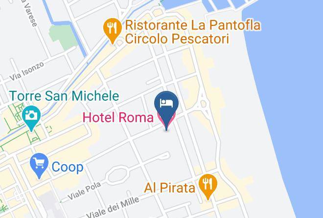 Ravenna - Hotel Roma Maps