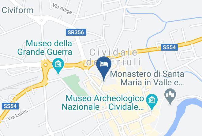 Udine - Hotel Roma Maps