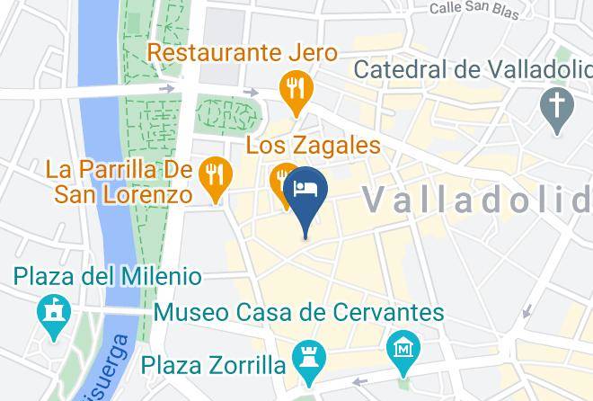 Valladolid - Hotel Roma Maps