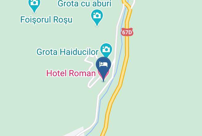 Baile Herculane - Hotel Roman Maps