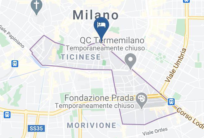 Milan - Hotel Romana Residence Maps