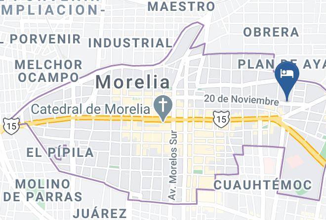 Morelia - Hotel Romance Maps
