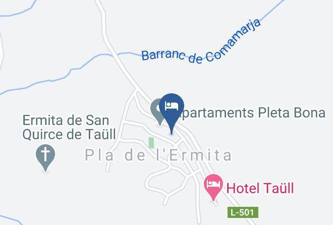Lleida - Hotel Romanic Maps