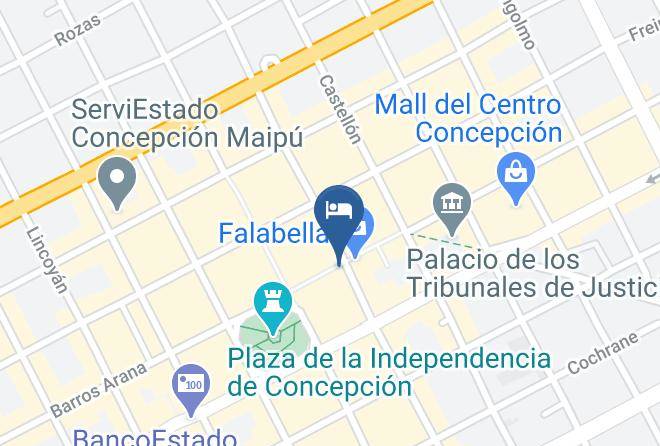 Concepcion Province - Hotel Romano Concepcion Maps