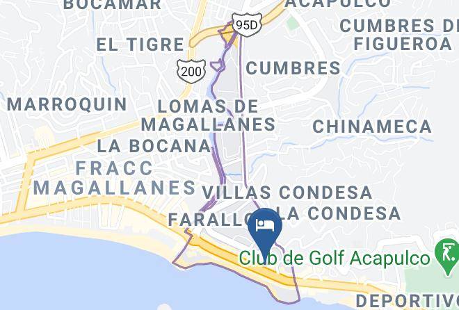 Acapulco De Juarez - Hotel Romano Palace Acapulco Maps