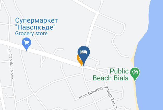 Byala - Hotel Romantic Maps