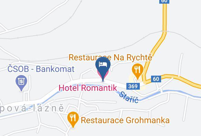 Jesenik - Hotel Romantik Maps