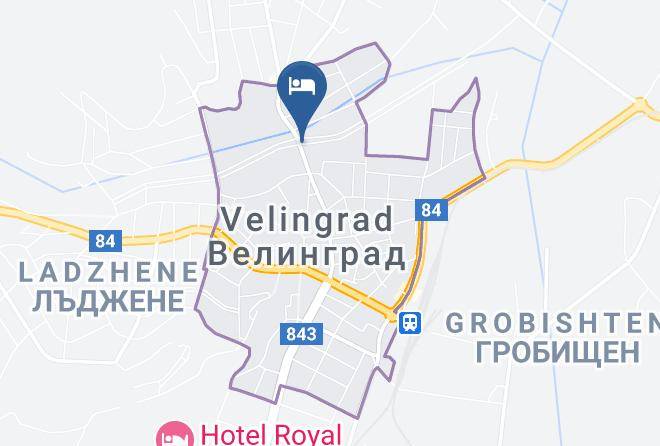 Velingrad - Hotel Romantika Maps