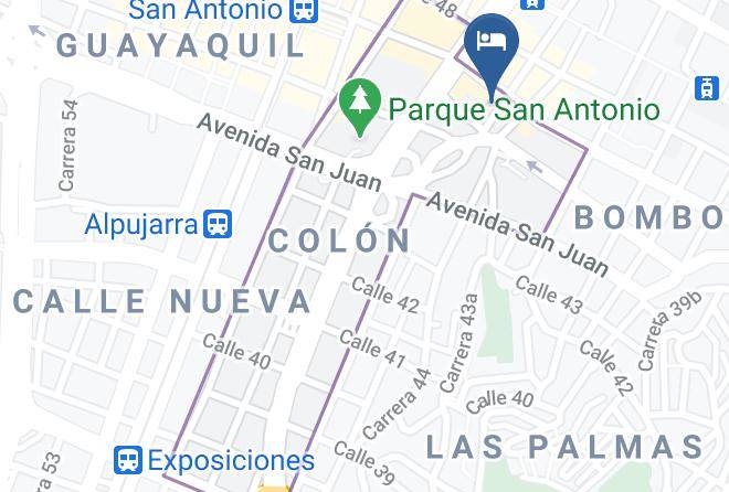 Medellin - Hotel Romanza Medellin Maps