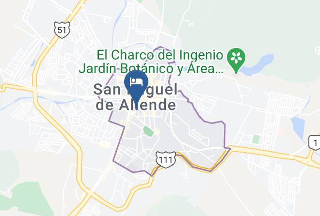 San Miguel De Allende - Hotel Romeo Y Julieta Maps