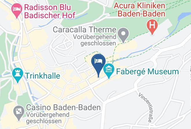 Baden Baden - Hotel Romerhof Maps