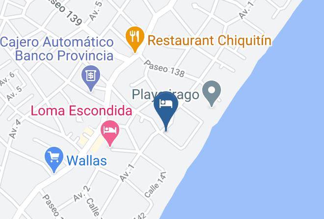 Villa Gesell - Hotel Romina Maps