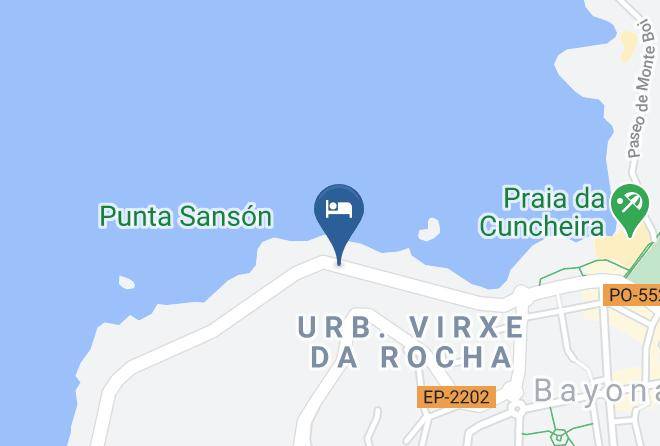 Pontevedra - Hotel Rompeolas Maps