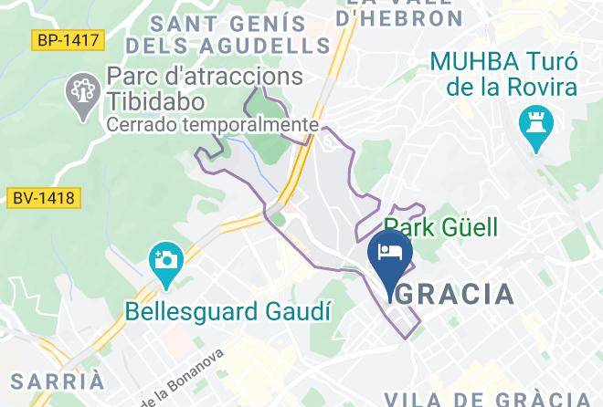 Barcelona - Hotel Ronda Lesseps Maps