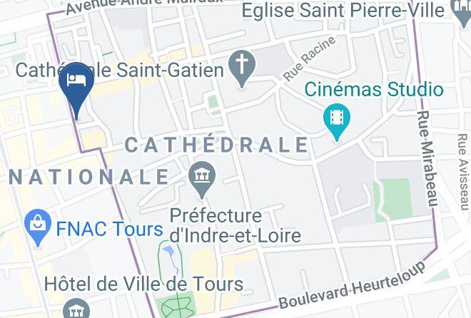 Indre Et Loire - Hotel Ronsard Maps
