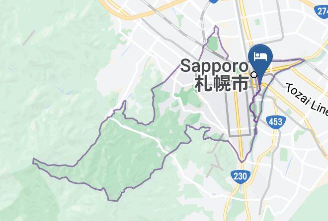 Sapporo City Chuo Ward - Hotel Ronshan Sapporo Maps