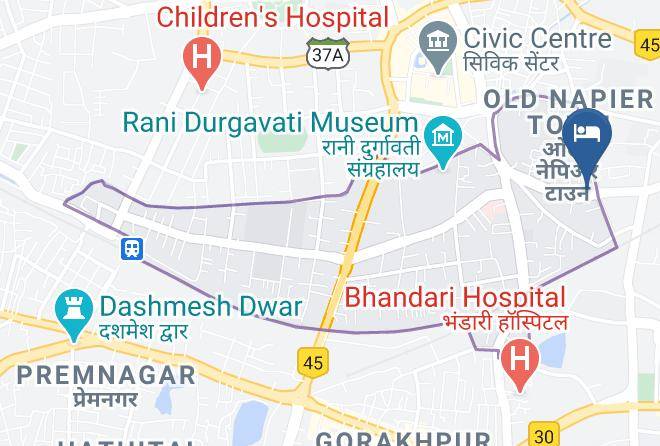 Jabalpur - Hotel Roopali Maps