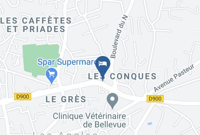 Gard - Hotel Independant Ermitage Avignon Maps