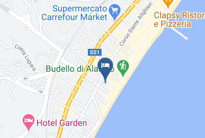 Savona - Hotel Rosa Alassio Maps