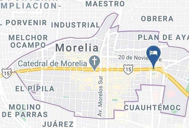 Hotel Rosa Barroco Map