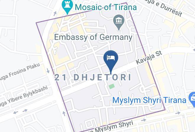 Tirana - Hotel Rosa Blu Maps