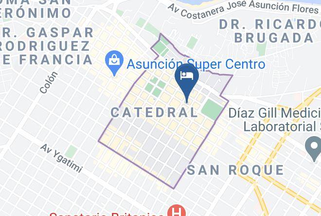 Asuncion - Hotel Rosa Ii Maps