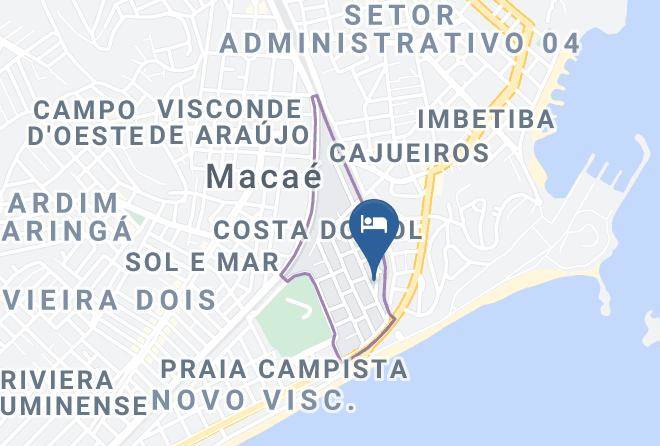 Macae - Hotel Rosa Mar Maps