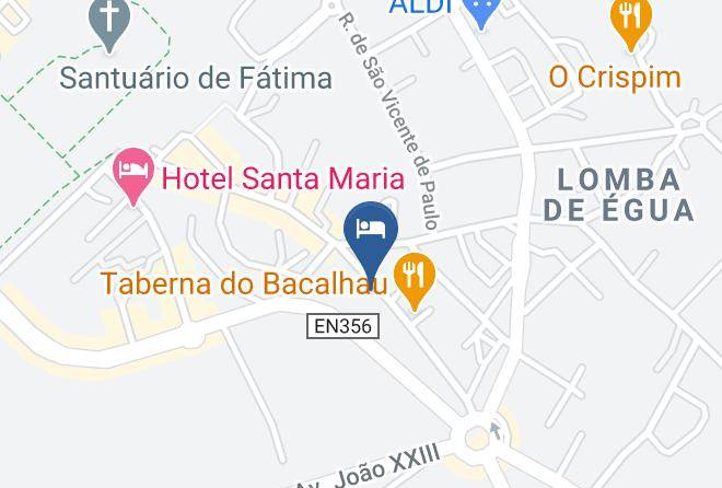 Hotel Rosa Mistica Map