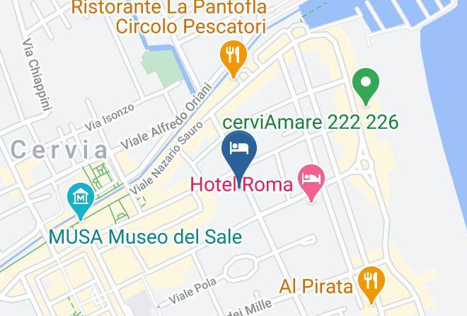 Ravenna - Hotel Rosa Cervia Maps