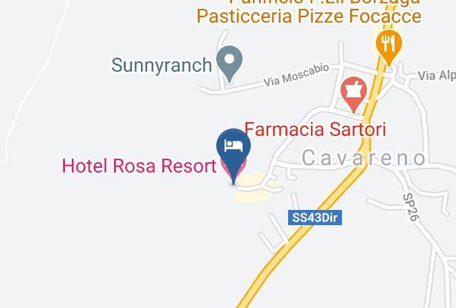 Hotel Rosa Resort Map