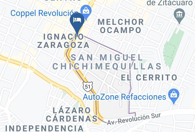 Hotel Rosales Del Valle Map