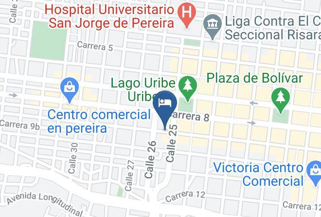 Pereira - Hotel Rosales Maps