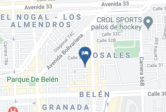 Medellin - Hotel Rosales Real Maps