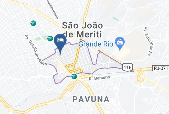 Sao Joao De Meriti - Hotel Rosali Maps