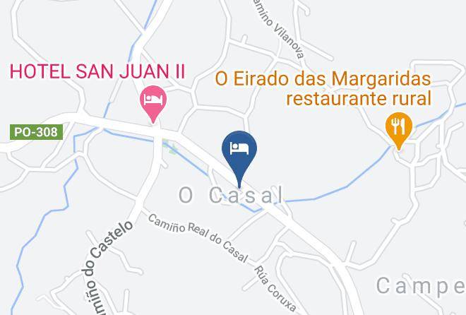 Pontevedra - Hotel Rosalia De Castro Maps