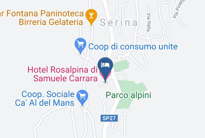 Bergamo - Hotel Rosalpina Di Samuele Carrara Maps