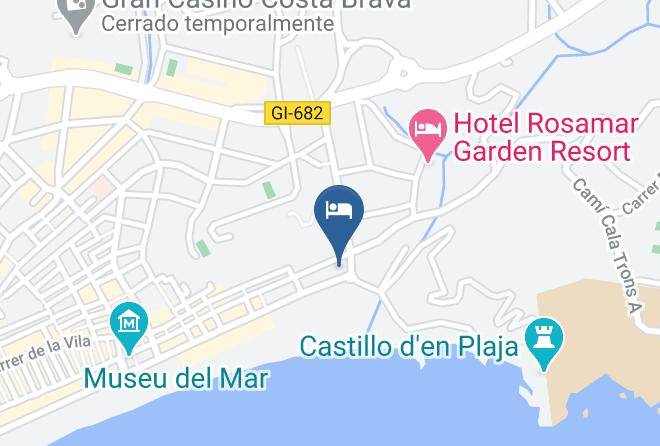 Girona - Hotel Rosamar Maritim Maps