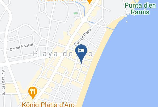 Girona - Hotel Rosamar Platja D'aro Maps