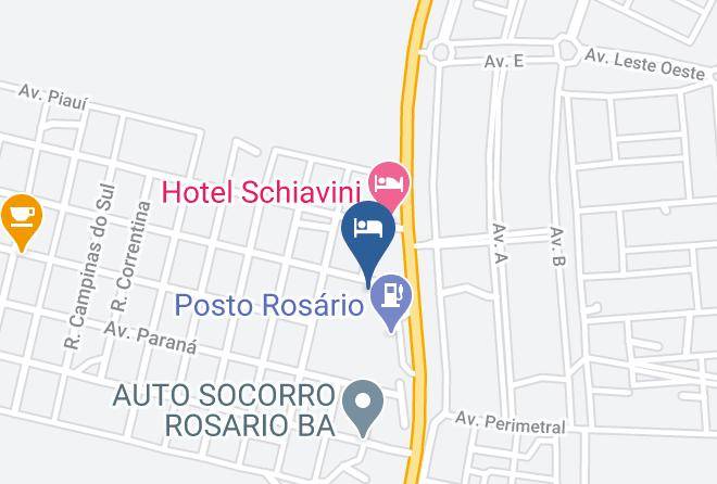 Correntina - Hotel Rosario Maps