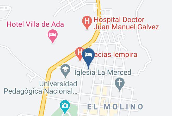 Gracias - Hotel Rosario Maps