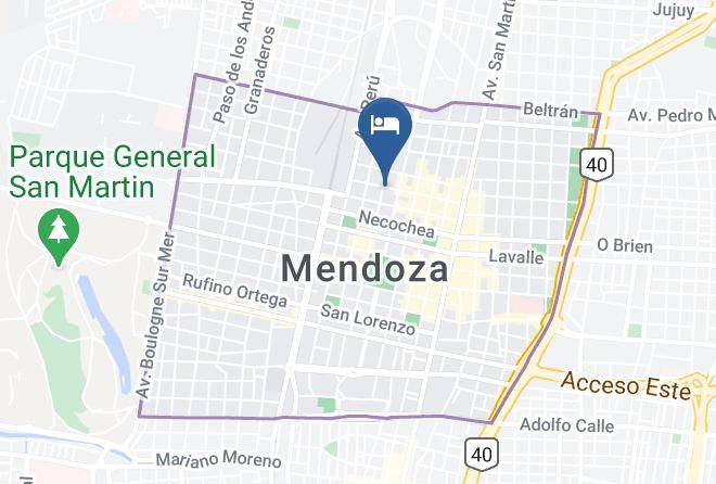 Mendoza - Hotel Rosario Maps