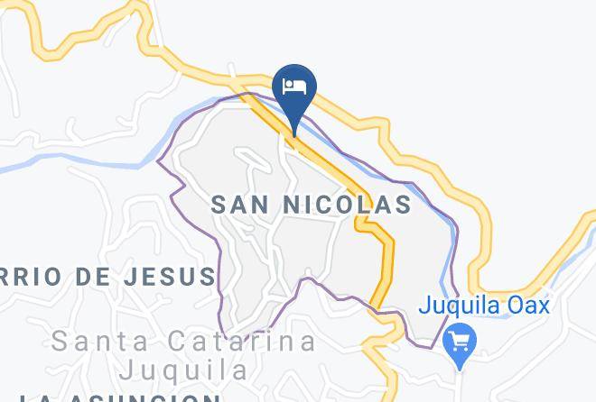 Santa Catarina Juquila - Hotel Rosario Maps