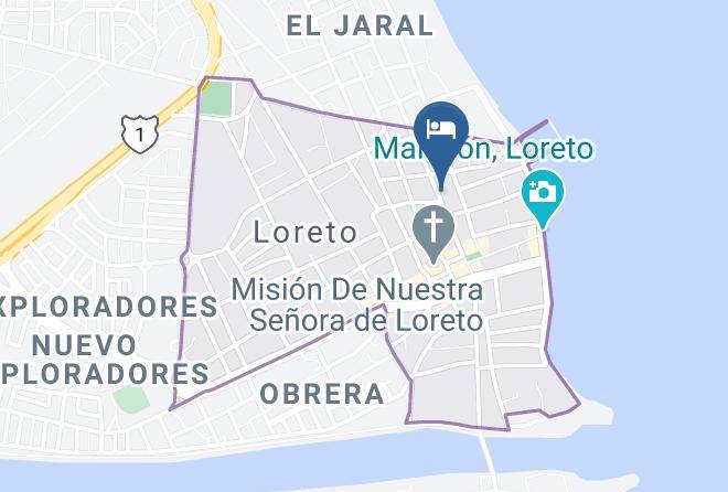 Loreto - Hotel Rosarito Maps