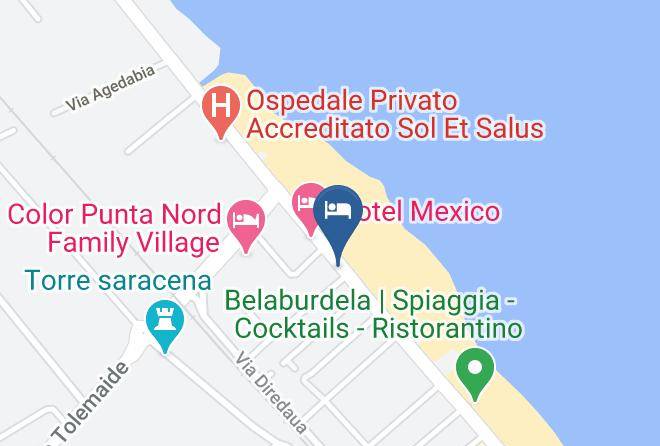 Rimini - Hotel Rosati Maps