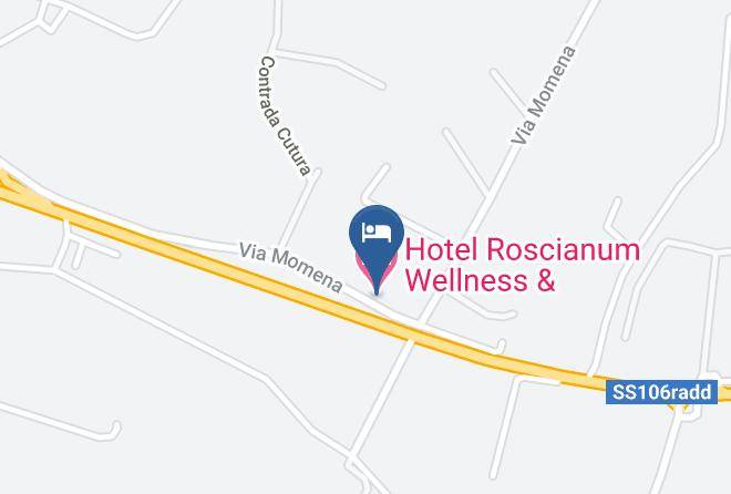 Cosenza - Hotel Roscianum Wellness & Spa Maps