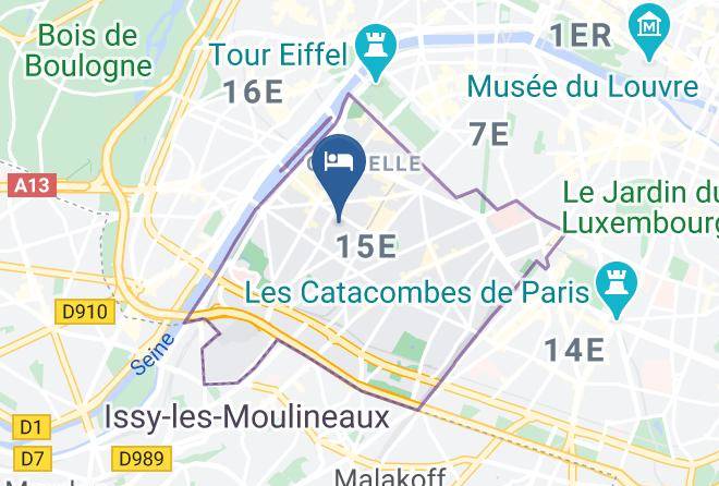 Paris - Hotel Rose Bourbon Maps