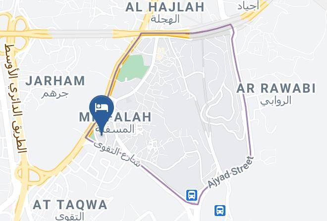 Mecca - Hotel Rose Garden Maps